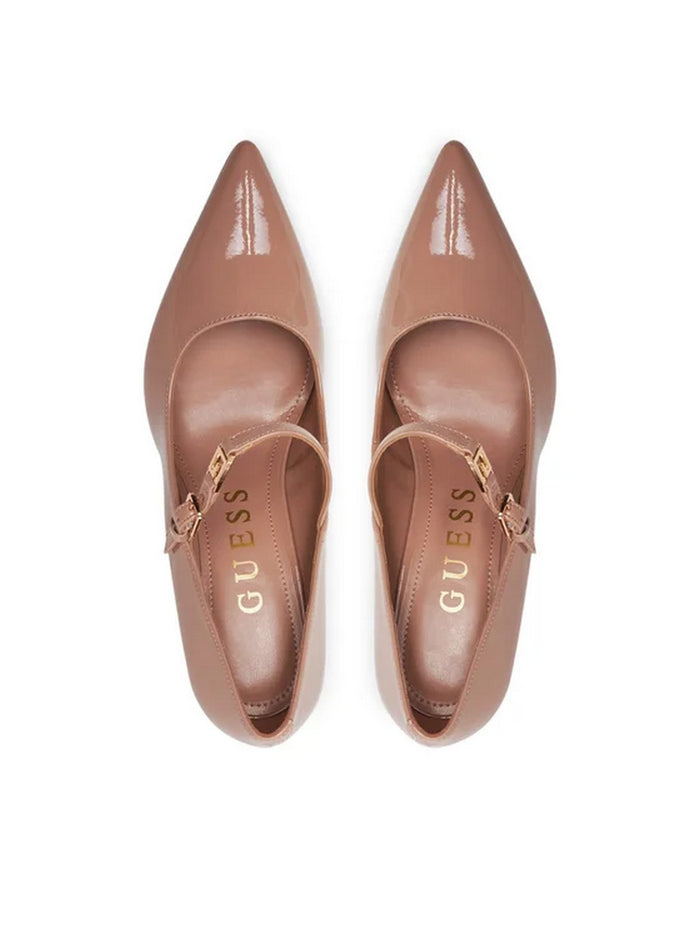 Guess Lackpumps mit Riemen col. Nackt