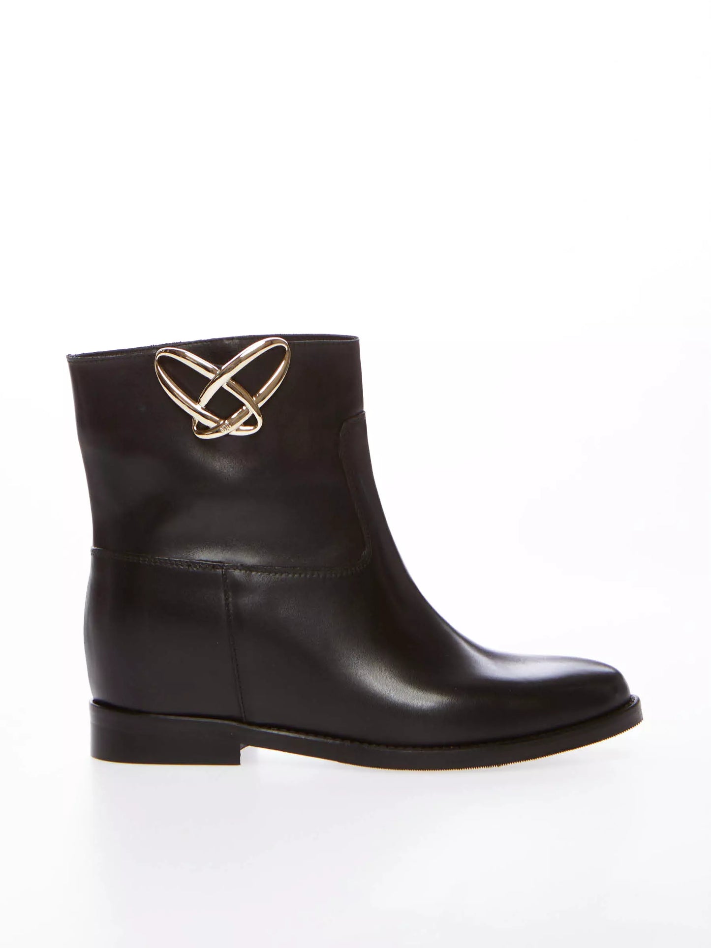 WHITNEY Lederstiefelette mit Innenkeil