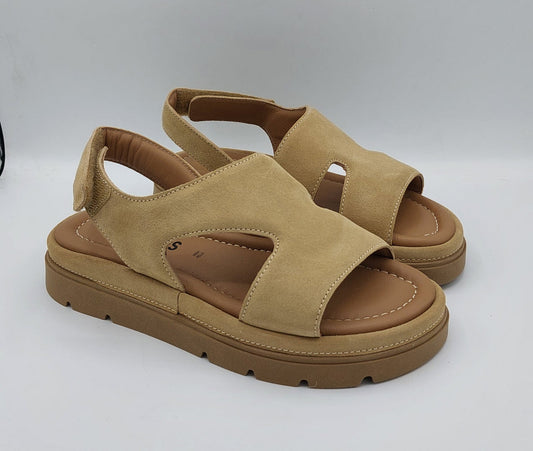 Carmens- Sandalo camoscio A55208 Thea Plain