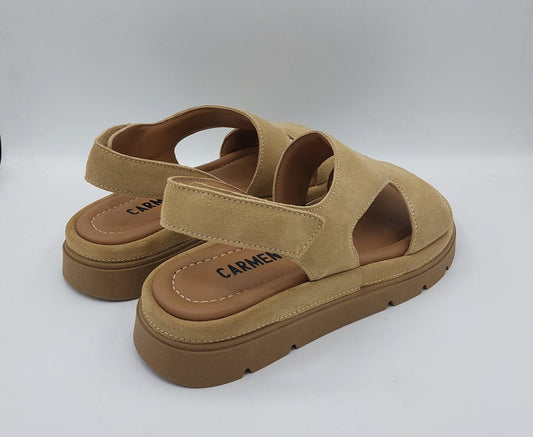Carmens- Sandalo camoscio A55208 Thea Plain