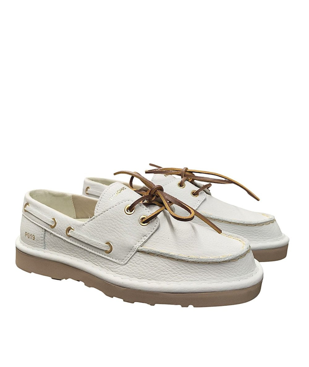 Panchic P019 - Lace up Nubuk Ivory