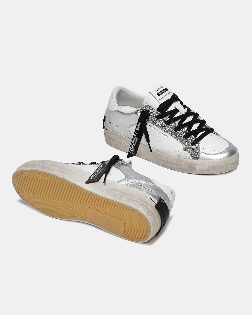 Crime London 26102PP5 SK8 DELUXE SILVER GLAM