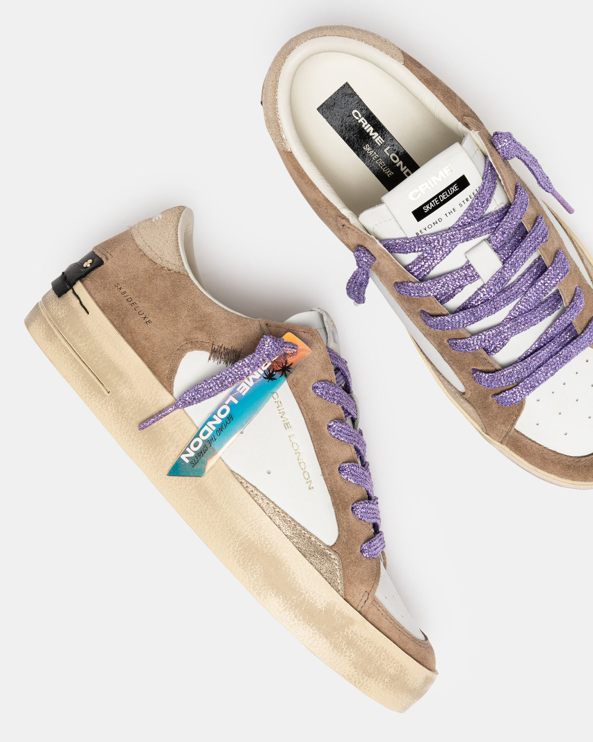 Crime London SK8 Deluxe SKATE TOFFEE LILAC