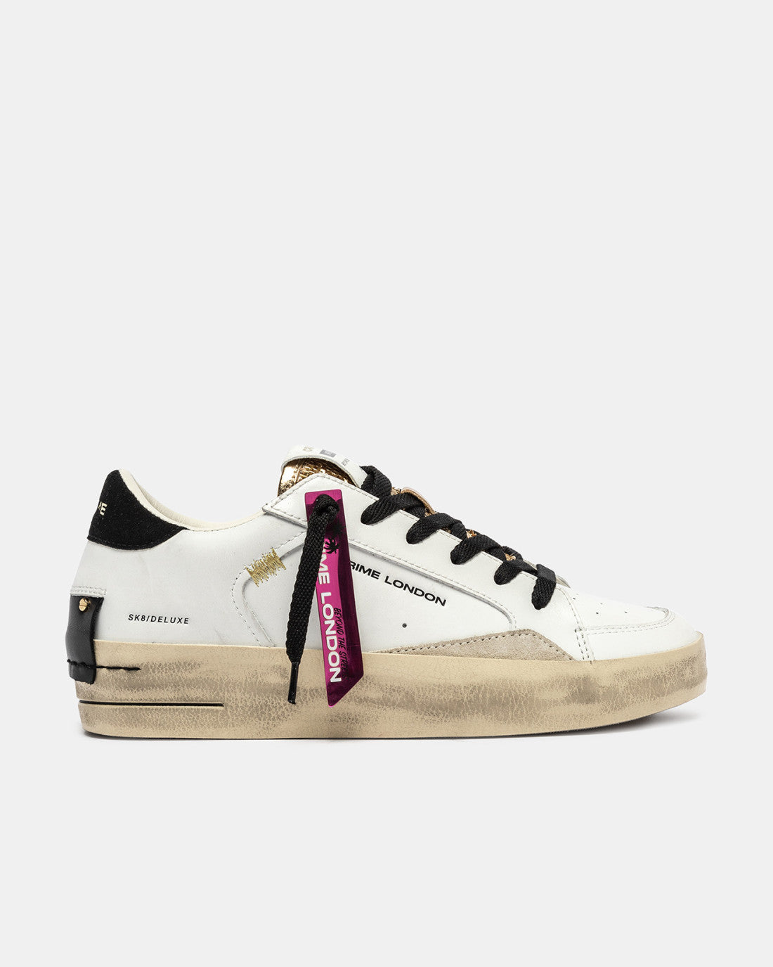 Crime London - SK8 Deluxe Wedge 25192AA8.10 Satin Spell