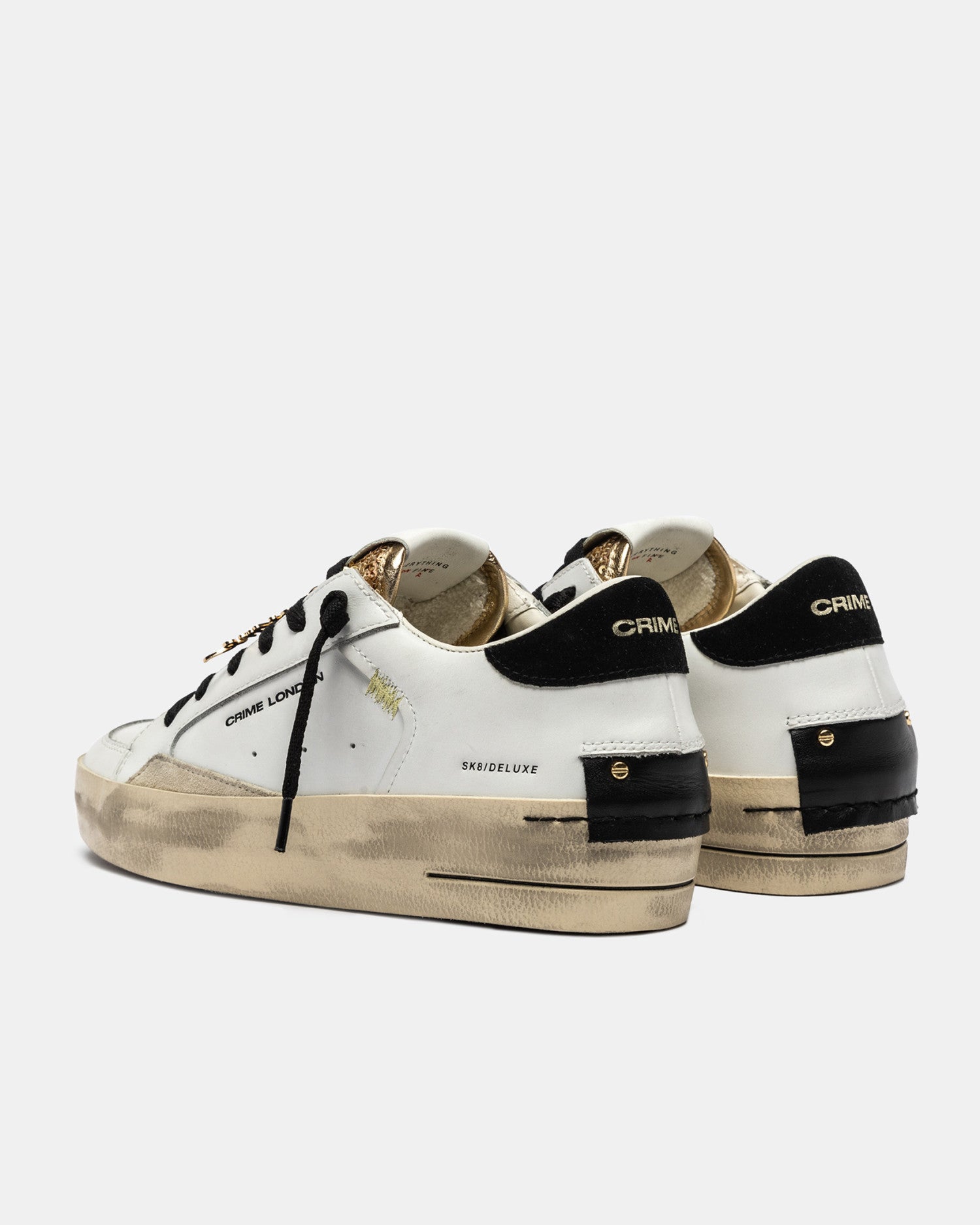 Crime London - SK8 Deluxe Wedge 25192AA8.10 Satin Spell