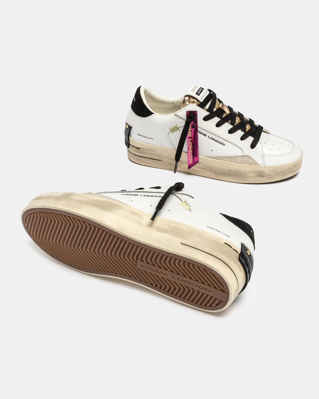 Crime London - SK8 Deluxe Wedge 25192AA8.10 Satin Spell
