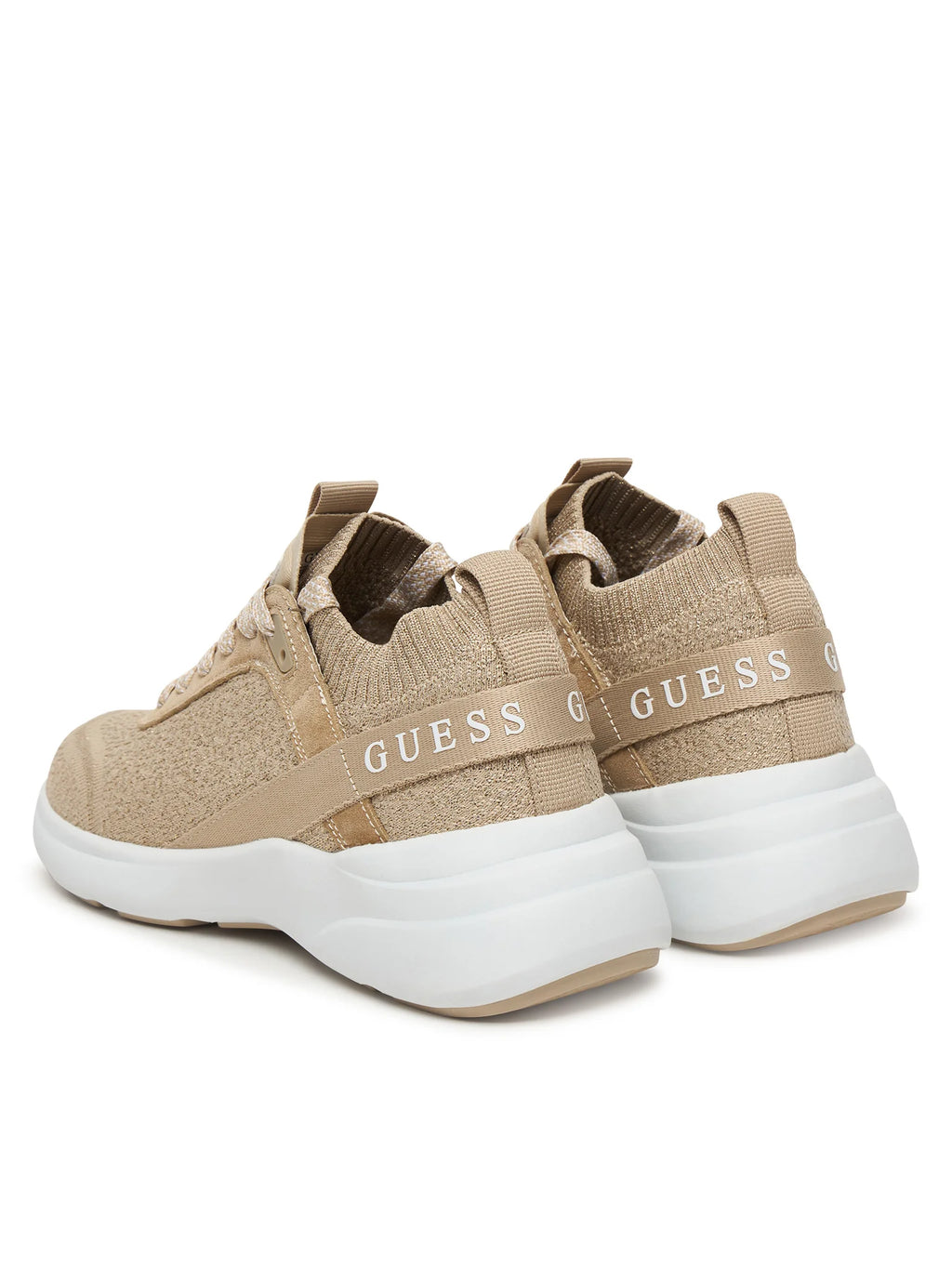 Guess - Sneaker in tessuto elasticizzato col. Platino FLJMLD FAB12