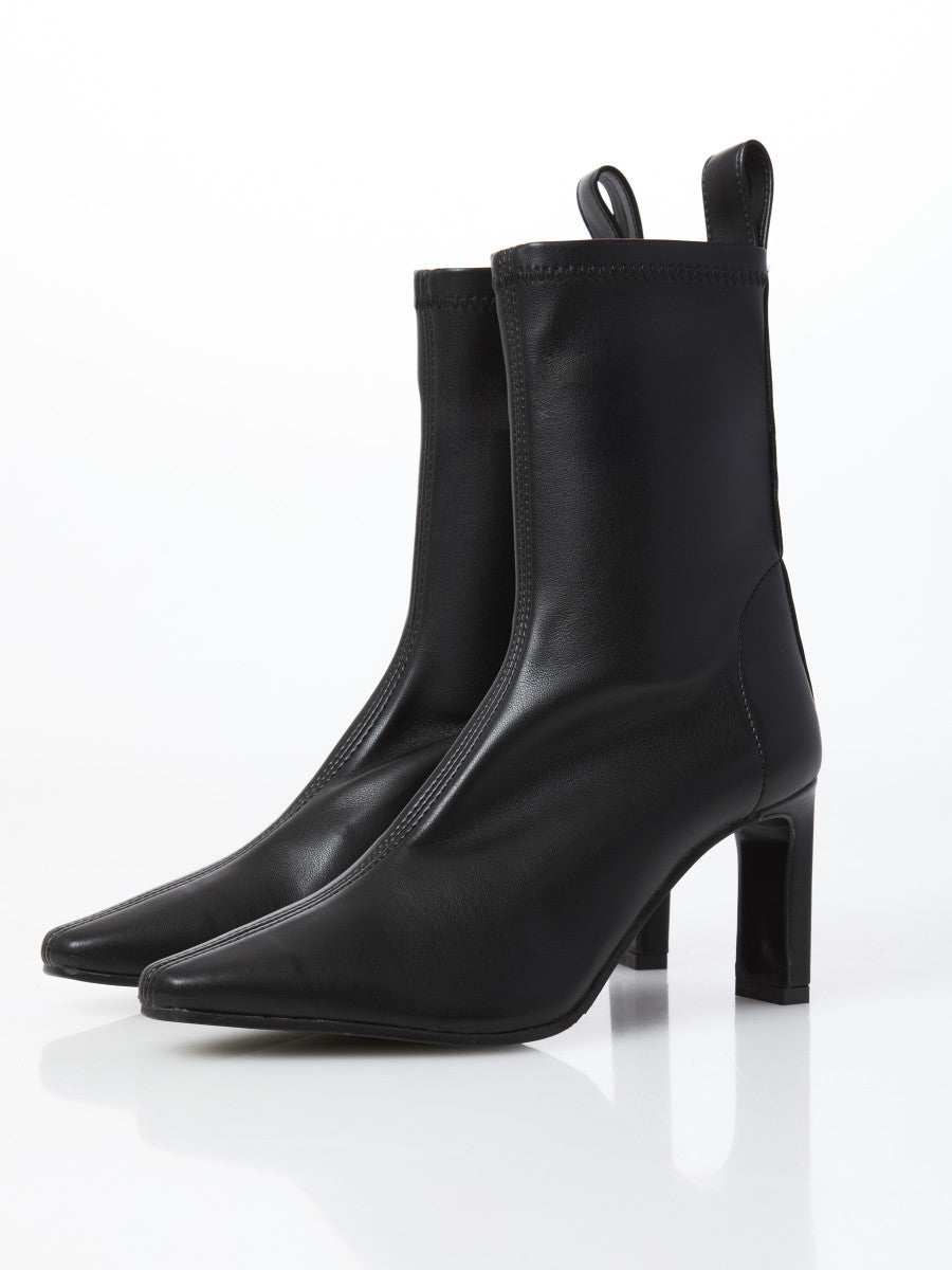 Ovyé - Stivaletto a calza elasticizzato AC1736 col. Nero