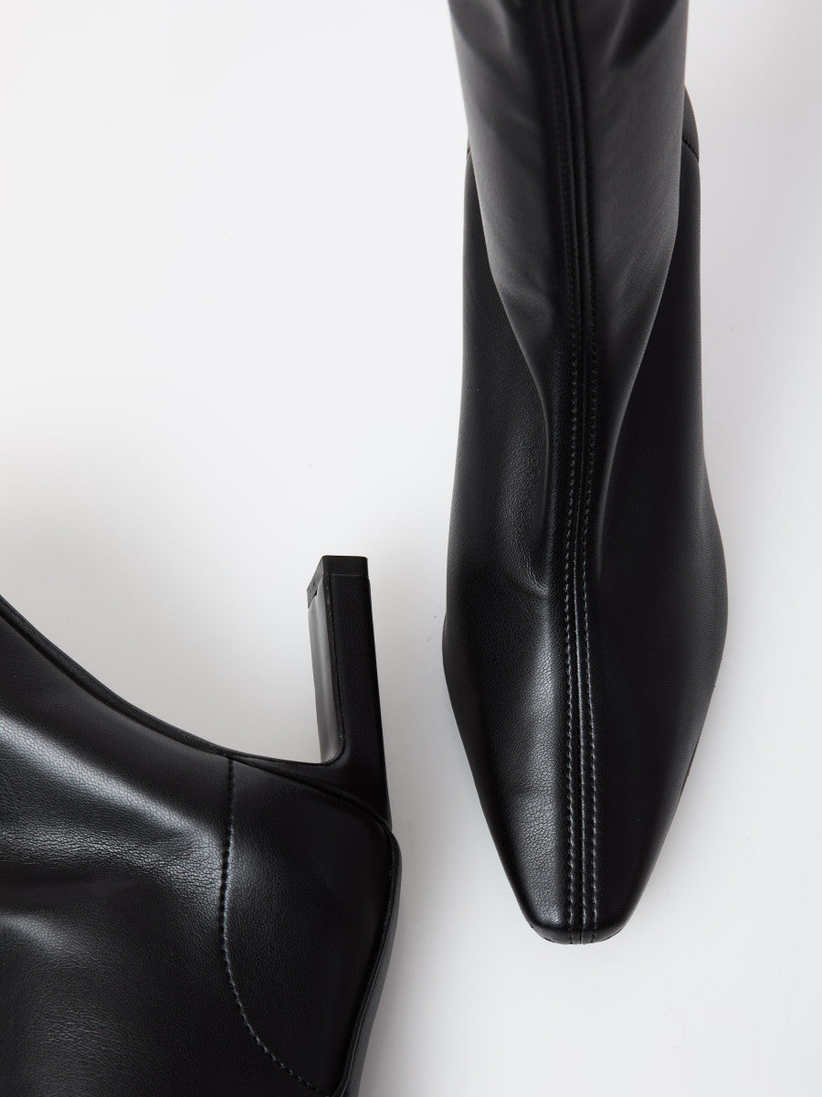 Ovyé - Stivaletto a calza elasticizzato AC1736 col. Nero