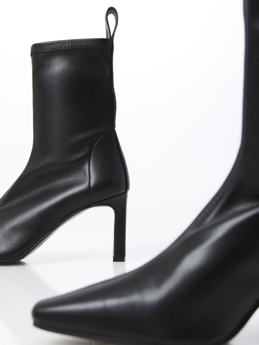 Ovyé - Stivaletto a calza elasticizzato AC1736 col. Nero