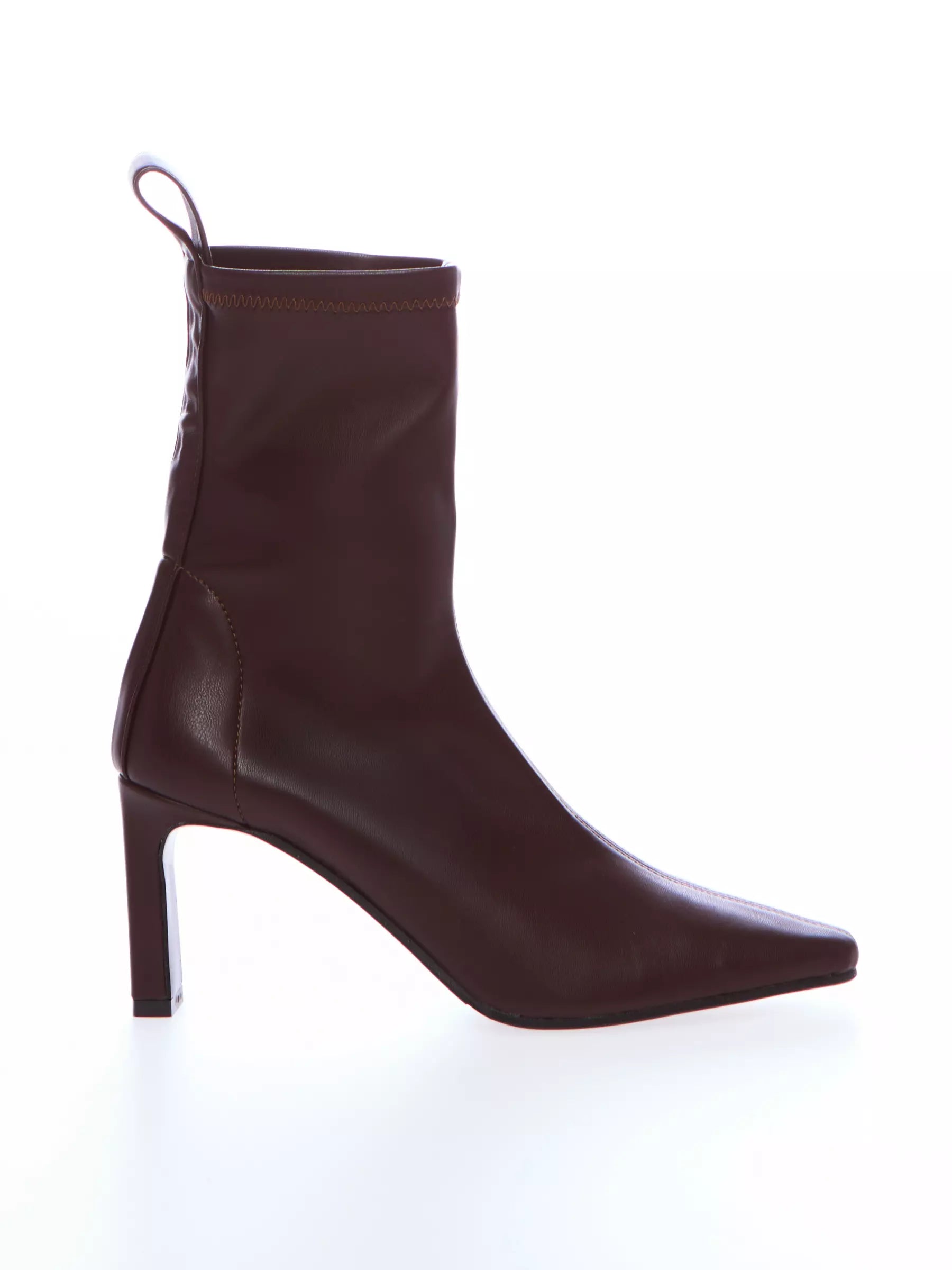 Ovyé - Stivaletto a calza elasticizzato AC1736 col. Caffè