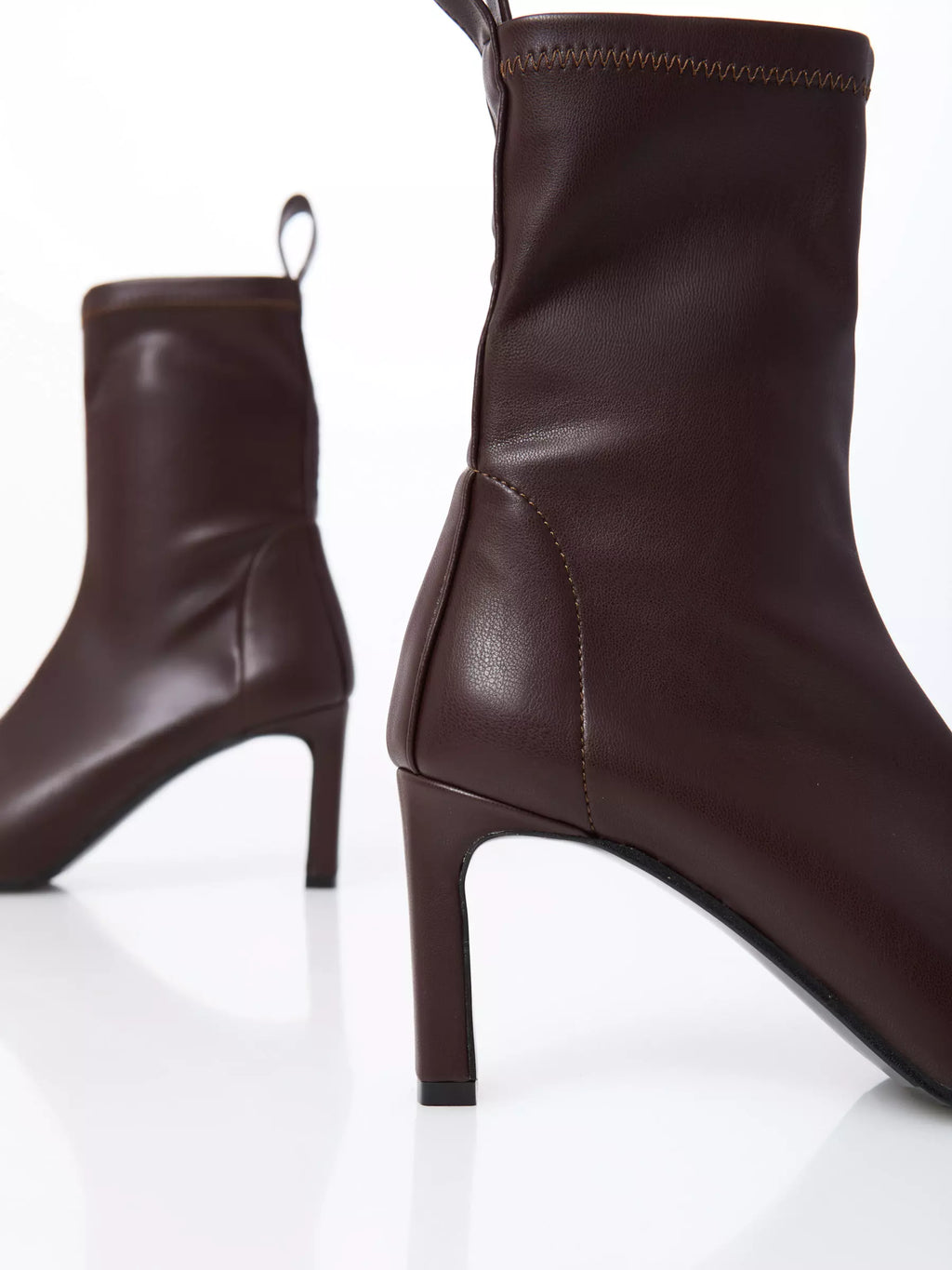 Ovyé - Stivaletto a calza elasticizzato AC1736 col. Caffè