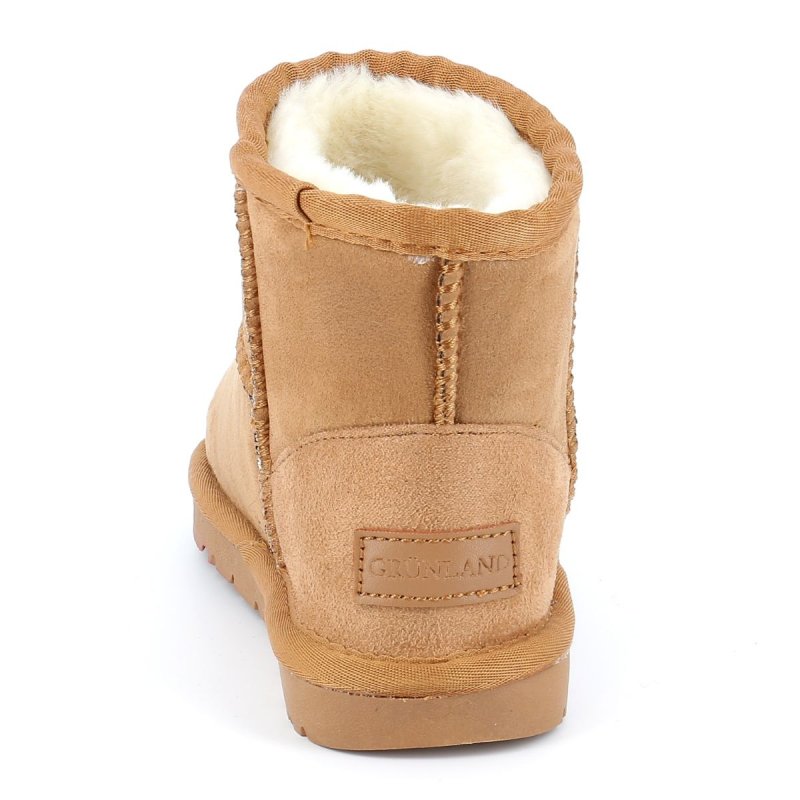 Grunland Junior - Polish with eco fur interior col. Leather 35/40
